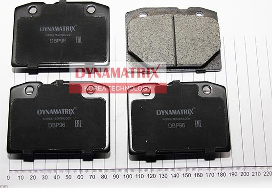 Dynamatrix DBP96 - Тормозные колодки, дисковые, комплект autodif.ru