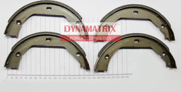 Dynamatrix DBS585 - Комплект тормозных колодок, барабанные autodif.ru