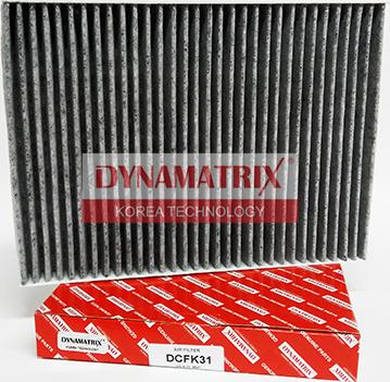 Dynamatrix DCFK31 - Фильтр воздуха в салоне autodif.ru