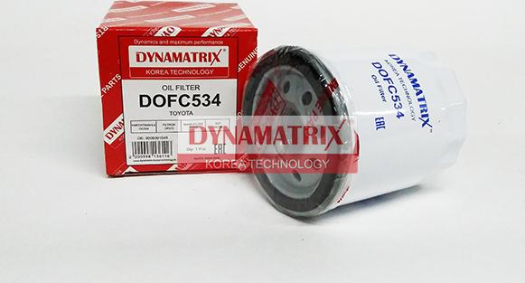 Dynamatrix DOFC534 - Масляный фильтр autodif.ru