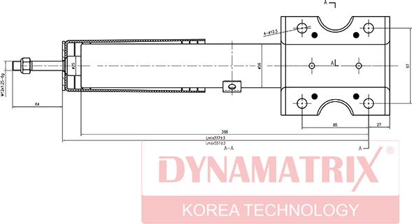 Dynamatrix DSA635800 - Амортизатор autodif.ru
