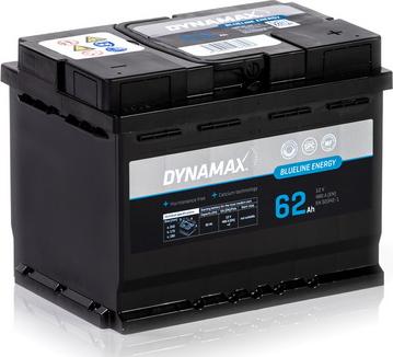 Dynamax 635518 - Стартерная аккумуляторная батарея, АКБ autodif.ru