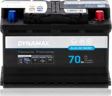 Dynamax 635214 - Стартерная аккумуляторная батарея, АКБ autodif.ru