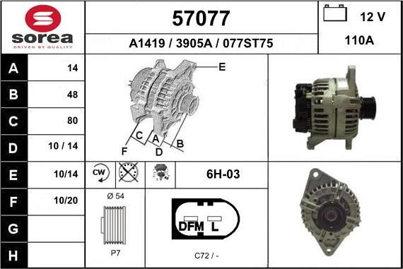 EAI 57077 - Генератор autodif.ru