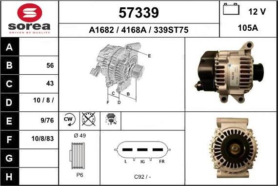 EAI 57339 - Генератор autodif.ru