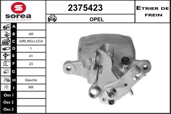 EAI 2375423 - Тормозной суппорт autodif.ru