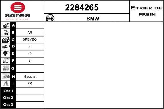 EAI 2284265 - Тормозной суппорт autodif.ru