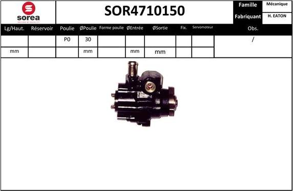 EAI SOR4710150 - Гидравлический насос, рулевое управление, ГУР autodif.ru