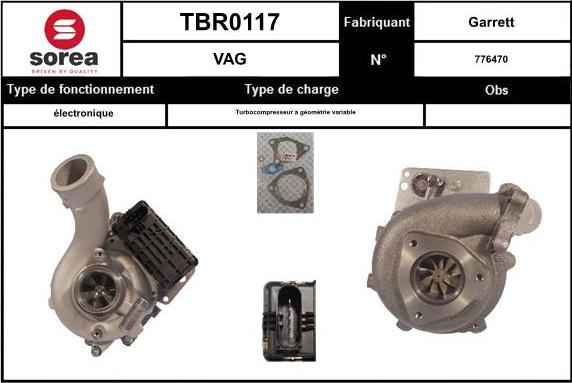 EAI TBR0117 - Турбина, компрессор autodif.ru