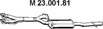Eberspächer 23.001.81 - Фланец, труба выхлопного газа autodif.ru