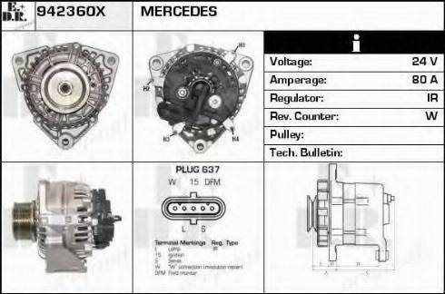 EDR 942360X - Генератор autodif.ru