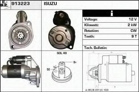 EDR 913223 - Стартер autodif.ru