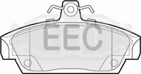 EEC BRP0659 - Тормозные колодки, дисковые, комплект autodif.ru
