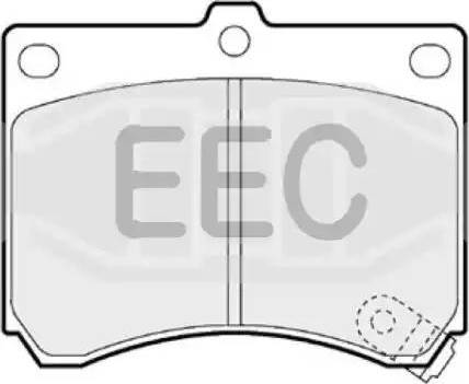 EEC BRP0687 - Тормозные колодки, дисковые, комплект autodif.ru