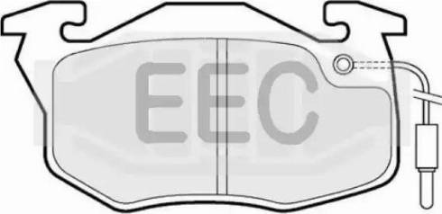 EEC BRP0624 - Тормозные колодки, дисковые, комплект autodif.ru