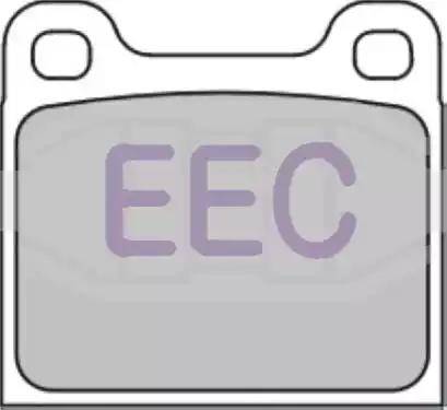 EEC BRP0121 - Тормозные колодки, дисковые, комплект autodif.ru