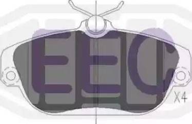 EEC BRP0843 - Тормозные колодки, дисковые, комплект autodif.ru