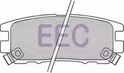 EEC BRP0794 - Тормозные колодки, дисковые, комплект autodif.ru