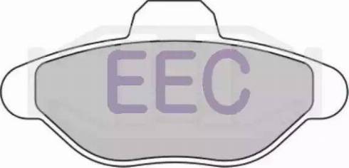 EEC BRP0796 - Тормозные колодки, дисковые, комплект autodif.ru