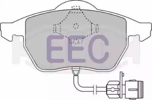 EEC BRP0789 - Тормозные колодки, дисковые, комплект autodif.ru