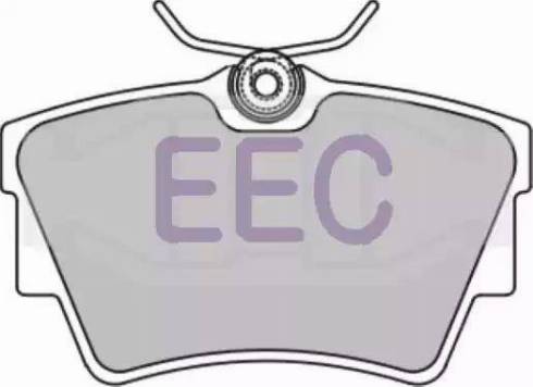 EEC BRP1279 - Тормозные колодки, дисковые, комплект autodif.ru