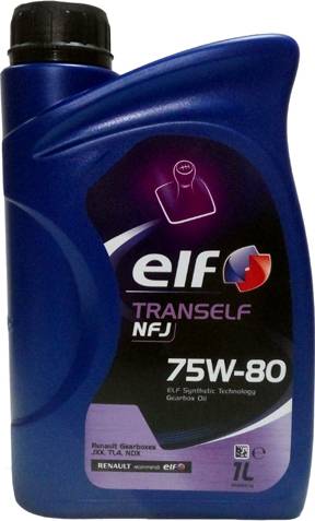 ELF 194757 - Масло трансмиссионное Elf TRANSELF NFJ 75W80 полусинтетическое 1 л 194757 autodif.ru