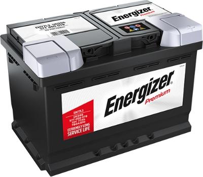 ENERGIZER EM77-L3 - Стартерная аккумуляторная батарея, АКБ autodif.ru
