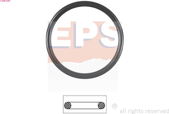 EPS 1.890.590 - Прокладка, термостат autodif.ru