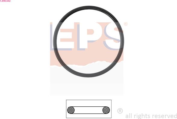 EPS 1.890.642 - Прокладка, термостат autodif.ru