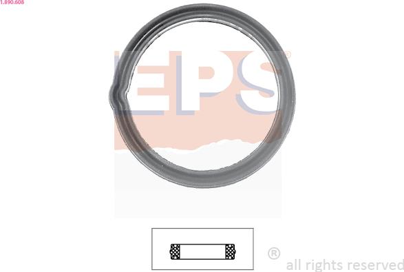 EPS 1.890.608 - Прокладка, термостат autodif.ru