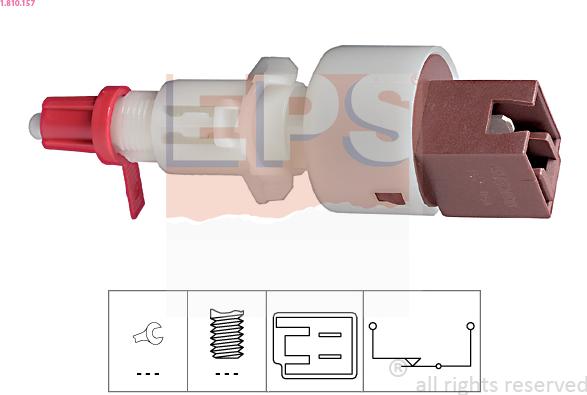 EPS 1.810.157 - Выключатель, привод сцепления (Tempomat) autodif.ru