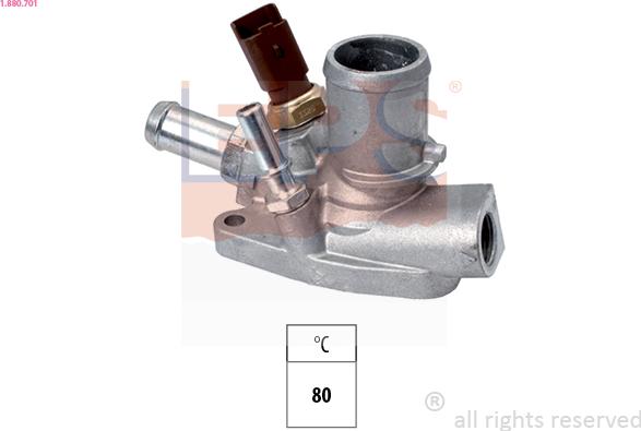 EPS 1.880.701 - Термостат охлаждающей жидкости / корпус autodif.ru