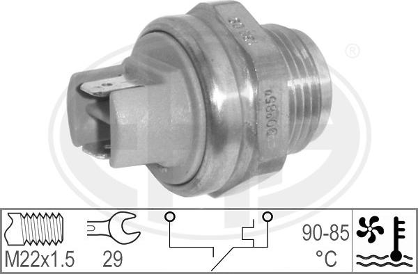 ERA 330563 - Термовыключатель, вентилятор радиатора / кондиционера autodif.ru