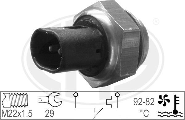 ERA 330181 - Термовыключатель, вентилятор радиатора / кондиционера autodif.ru