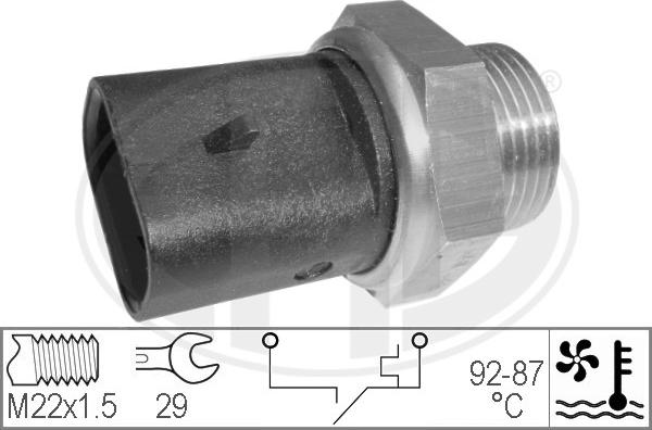 ERA 330273 - Термовыключатель, вентилятор радиатора / кондиционера autodif.ru