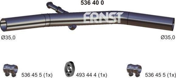 ERNST 536400 - Труба выхлопного газа autodif.ru