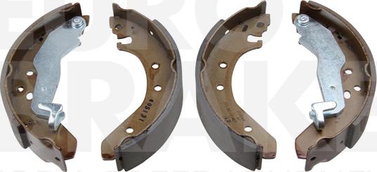 Eurobrake 58492799527 - Комплект тормозных колодок, барабанные autodif.ru