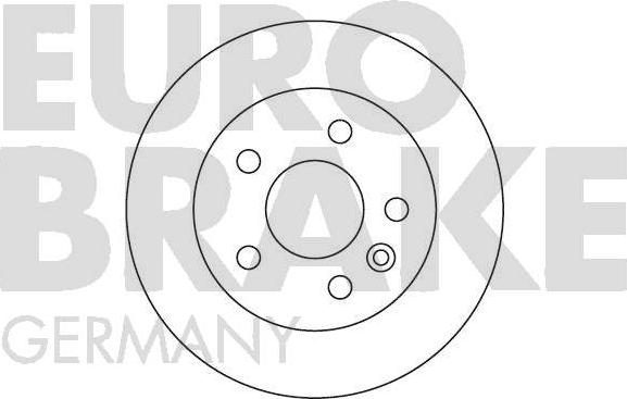 Eurobrake 5815204731 - Тормозной диск autodif.ru