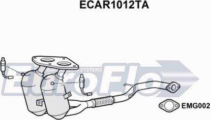 EuroFlo ECAR1012TA - Катализатор autodif.ru