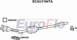 EuroFlo ECAU1184TA - Катализатор autodif.ru