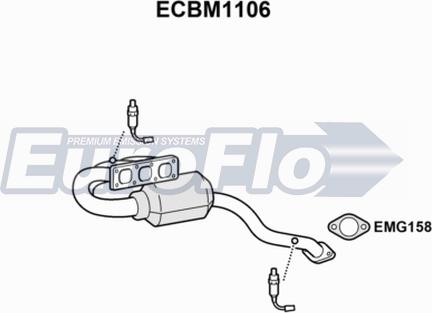 EuroFlo ECBM1106 - Катализатор autodif.ru