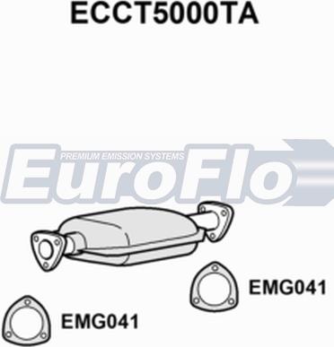 EuroFlo ECCT5000TA - Катализатор autodif.ru