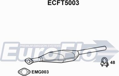 EuroFlo ECFT5003 - Катализатор autodif.ru