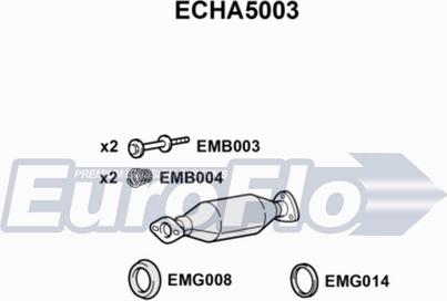 EuroFlo ECHA5003 - Катализатор autodif.ru