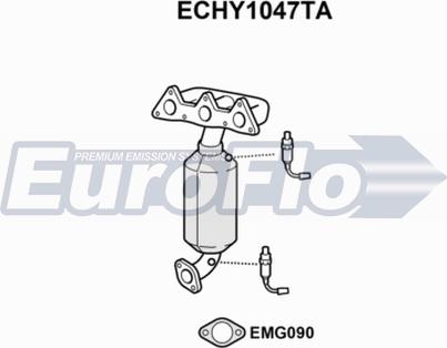 EuroFlo ECHY1047TA - Катализатор autodif.ru