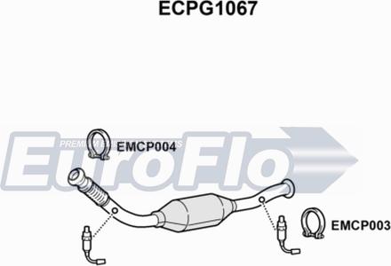 EuroFlo ECPG1067 - Катализатор autodif.ru
