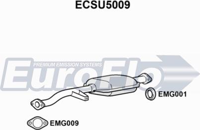 EuroFlo ECSU5009 - Катализатор autodif.ru