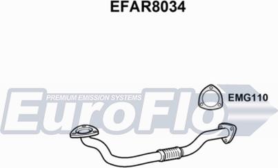 EuroFlo EFAR8034 - Труба выхлопного газа autodif.ru