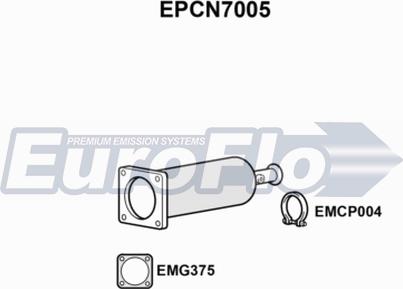 EuroFlo EPCN7005 - Сажевый / частичный фильтр, система выхлопа ОГ autodif.ru