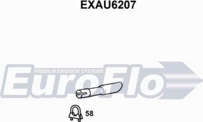EuroFlo EXAU6207 - Насадка выпускной трубы autodif.ru